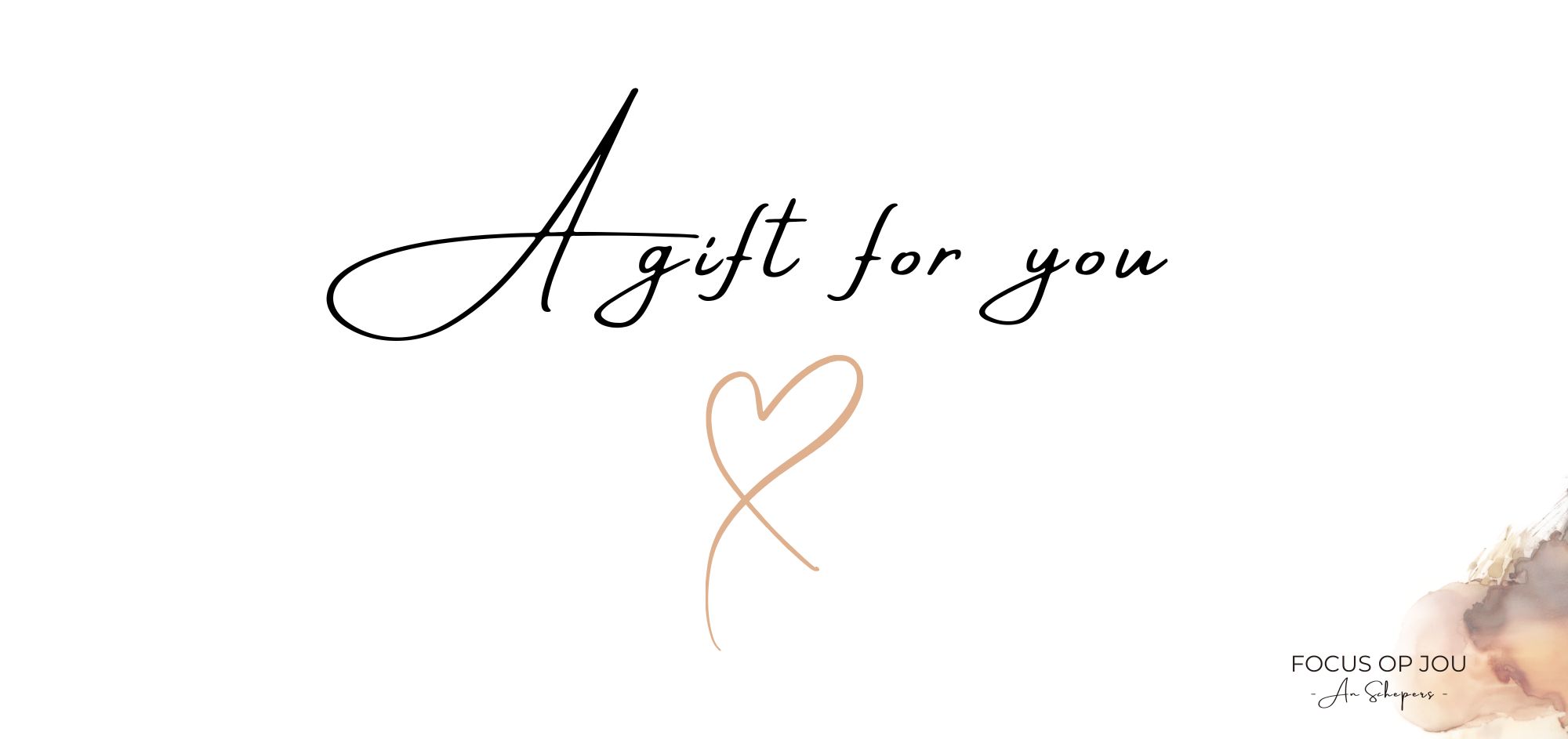 FOCOS OP JOU - Cadeaubon - a gift for you